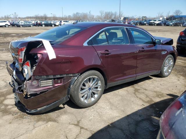 1FAHP2FW0BG148932 - 2011 FORD TAURUS LIMITED MAROON photo 3