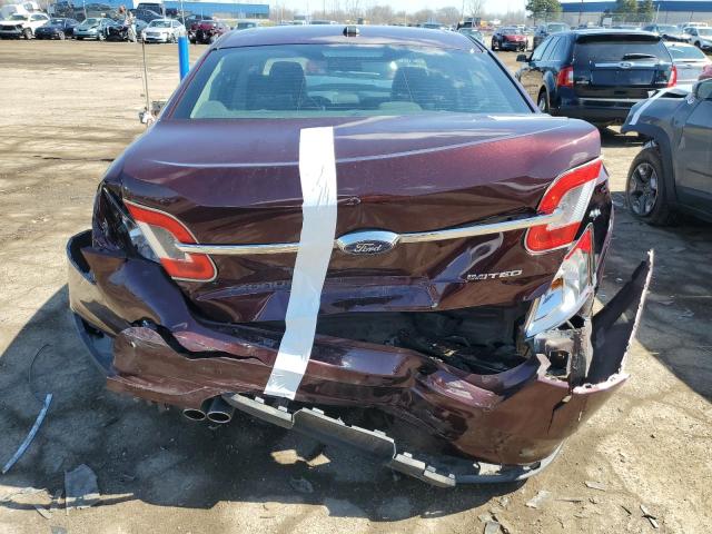 1FAHP2FW0BG148932 - 2011 FORD TAURUS LIMITED MAROON photo 6