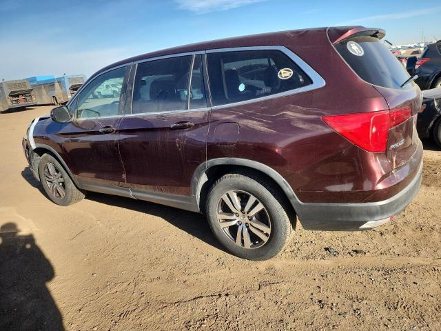 5FNYF6H55HB007706 - 2017 HONDA PILOT EXL 勃艮第红 照片 2