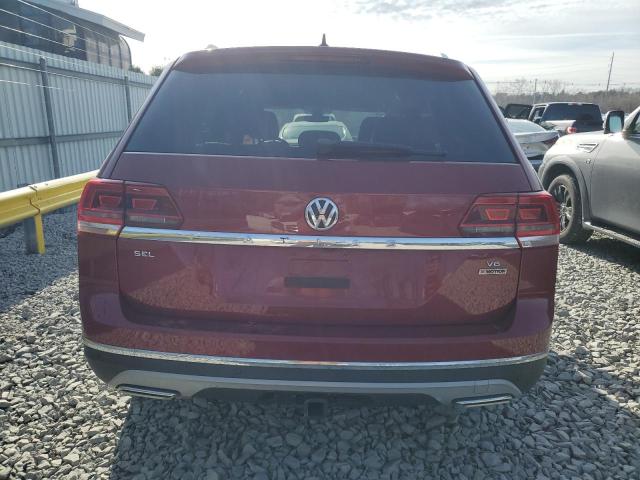 1V2MR2CA6JC533119 - 2018 VOLKSWAGEN ATLAS SEL RED photo 6