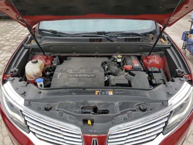 2LMTJ8LR9GBL29260 - 2016 LINCOLN MKX RESERVE წითელი ფოტო 12