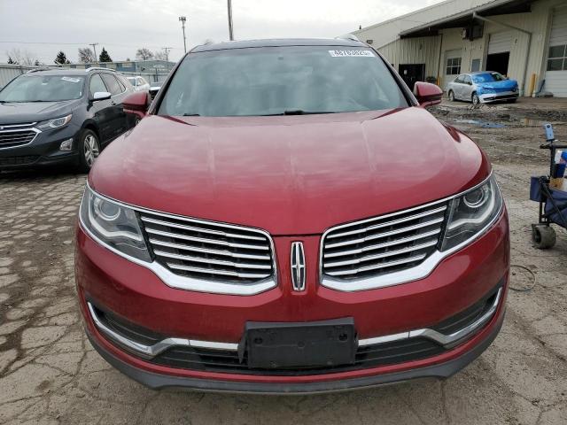 2LMTJ8LR9GBL29260 - 2016 LINCOLN MKX RESERVE წითელი ფოტო 5