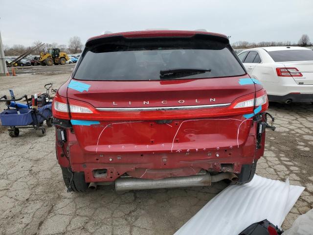 2LMTJ8LR9GBL29260 - 2016 LINCOLN MKX RESERVE წითელი ფოტო 6