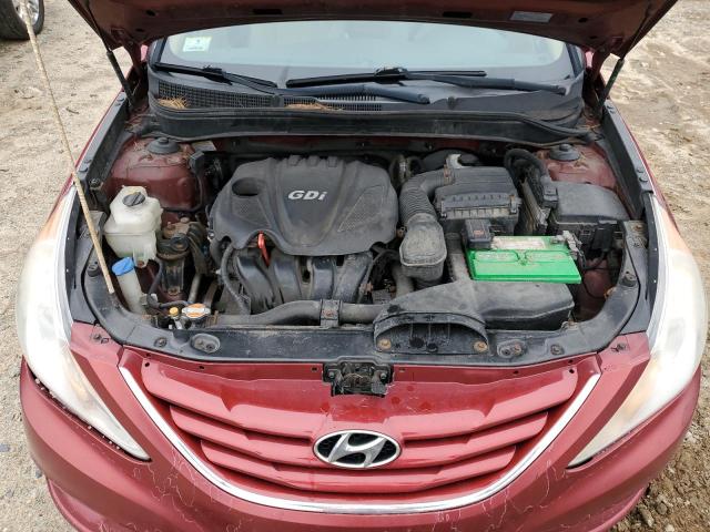 5NPEB4AC8BH287481 - 2011 HYUNDAI SONATA GLS RED photo 11