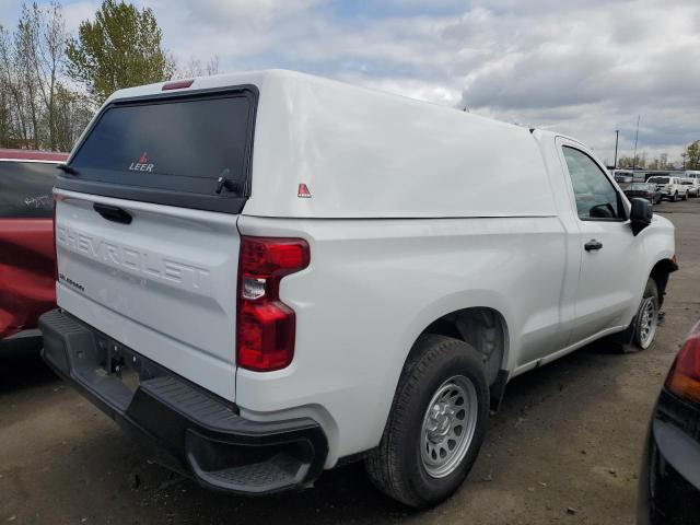 3GCNAAEK4PG345413 - 2023 CHEVROLET SILVERADO C1500 WHITE photo 3