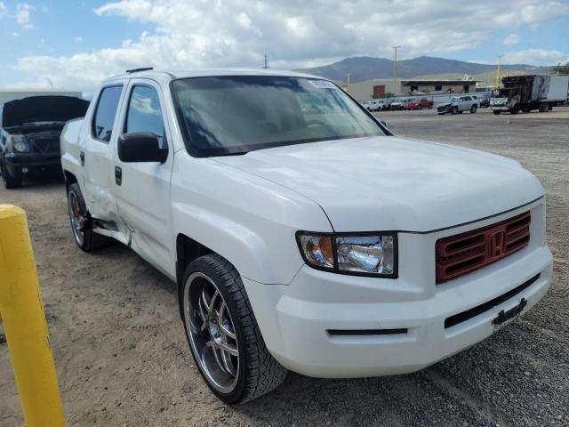 2HJYK16226H533012 - 2006 HONDA RIDGELINE RT WHITE photo 1