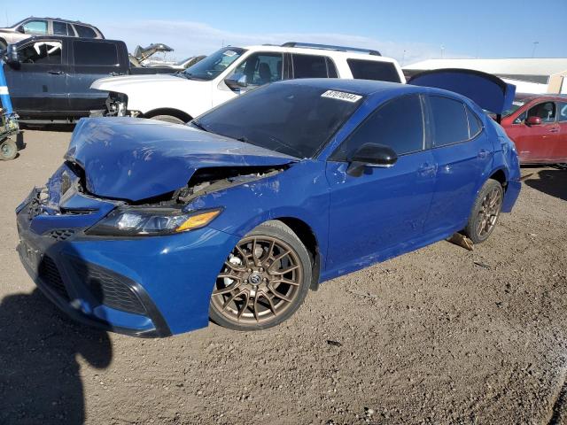 4T1G11BK6PU075090 - 2023 TOYOTA CAMRY SE NIGHT SHADE BLUE photo 1