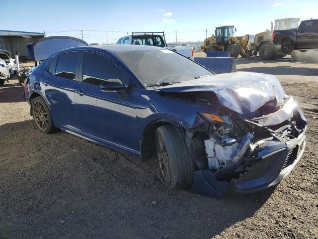 4T1G11BK6PU075090 - 2023 TOYOTA CAMRY SE NIGHT SHADE BLUE photo 4