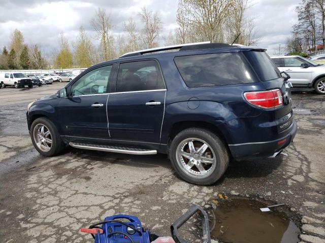 5GZEV33738J146978 - 2008 SATURN OUTLOOK XR BLUE photo 2