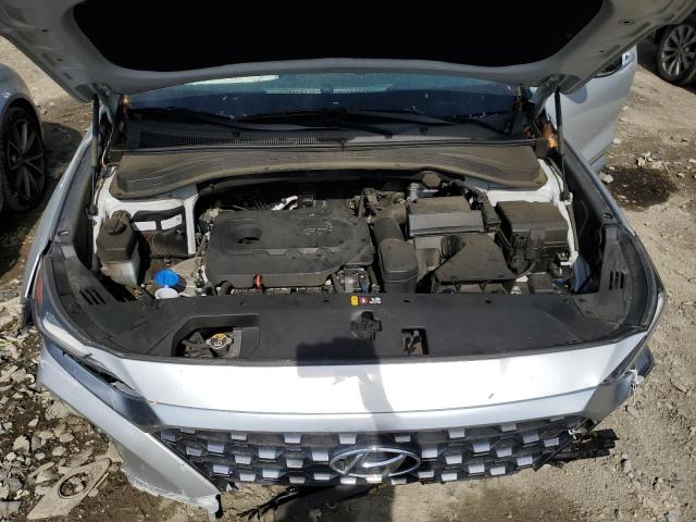 5NMS2CAD1KH114775 - 2019 HYUNDAI SANTA FE SE SILVER photo 12