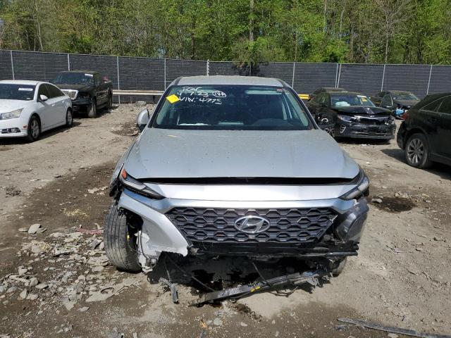 5NMS2CAD1KH114775 - 2019 HYUNDAI SANTA FE SE SILVER photo 5