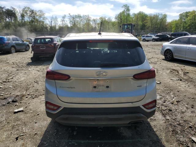 5NMS2CAD1KH114775 - 2019 HYUNDAI SANTA FE SE SILVER photo 6