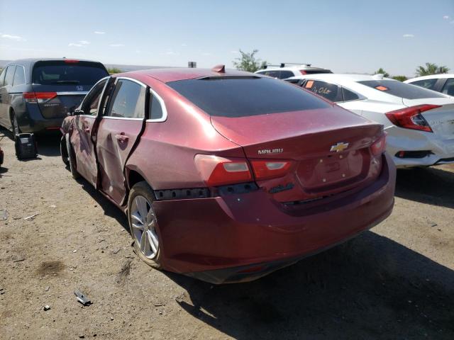 1G1ZD5ST6JF234201 - 2018 CHEVROLET MALIBU LT RED photo 3