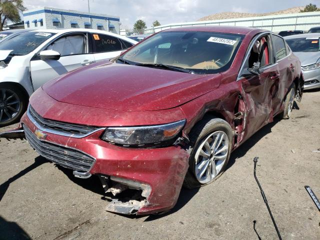 1G1ZD5ST6JF234201 - 2018 CHEVROLET MALIBU LT RED photo 9