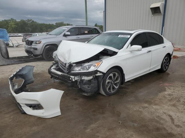 1HGCR2F92GA004139 - 2016 HONDA ACCORD EXL WHITE photo 1