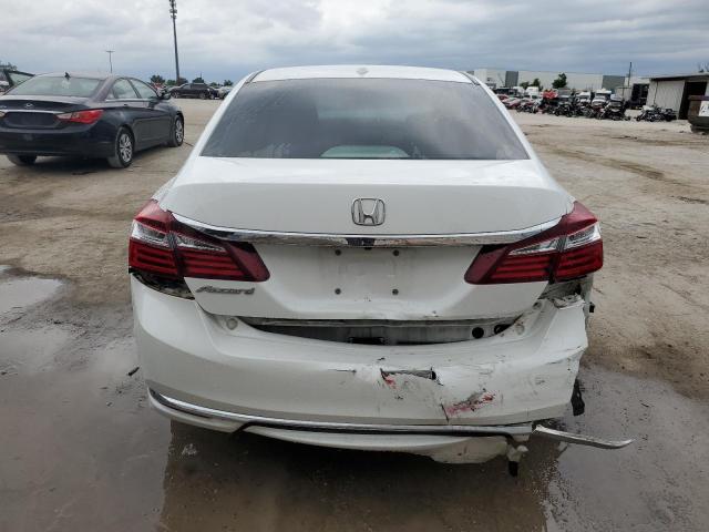 1HGCR2F92GA004139 - 2016 HONDA ACCORD EXL WHITE photo 6