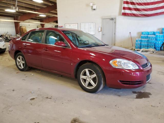 2G1WT58K081287403 - 2008 CHEVROLET IMPALA LT BURGUNDY photo 4