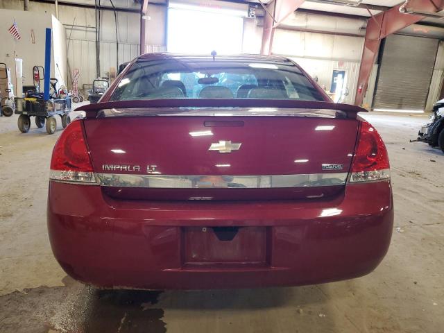 2G1WT58K081287403 - 2008 CHEVROLET IMPALA LT BURGUNDY photo 6