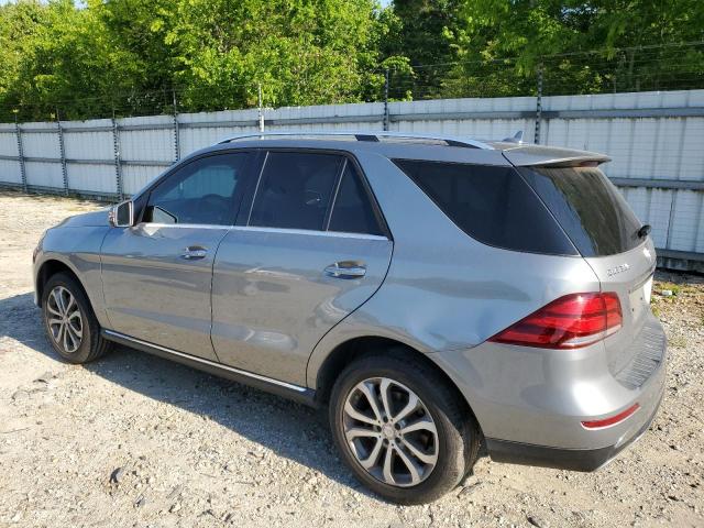 4JGDA5HB2GA711071 - 2016 MERCEDES-BENZ GLE 350 4MATIC SILVER photo 2