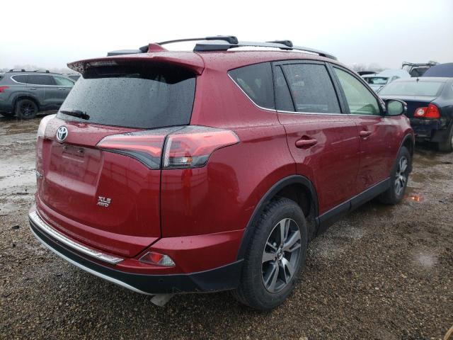 JTMRFREV4JD228205 - 2018 TOYOTA RAV4 ADVENTURE BURGUNDY photo 3