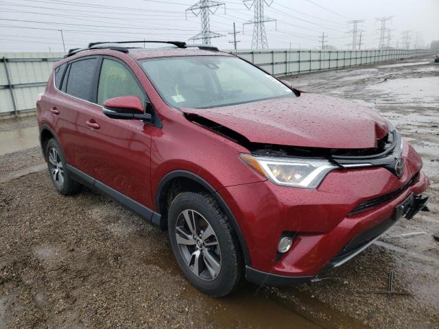 JTMRFREV4JD228205 - 2018 TOYOTA RAV4 ADVENTURE BURGUNDY photo 4