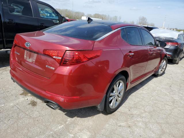 5XXGN4A77CG083142 - 2012 KIA OPTIMA EX RED photo 3