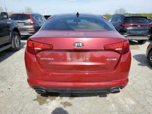 5XXGN4A77CG083142 - 2012 KIA OPTIMA EX RED photo 6