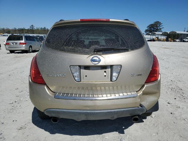 JN8AZ08W97W630369 - 2007 NISSAN MURANO SL CREAM photo 6