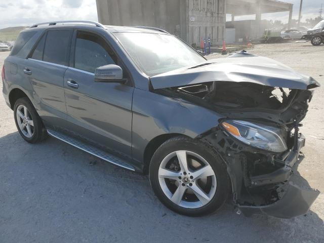 4JGDA5HB1HA934591 - 2017 MERCEDES-BENZ GLE 350 4MATIC GRAY photo 4