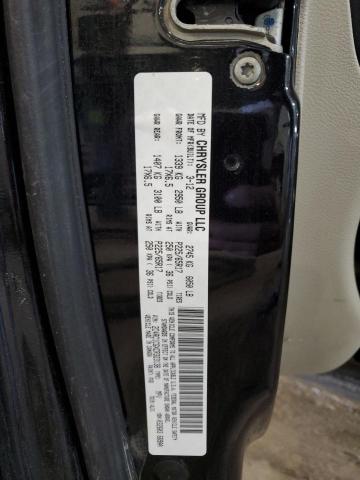 2C4RC1CGXCR323138 - 2012 CHRYSLER TOWN & COU TOURING L CHARCOAL photo 13