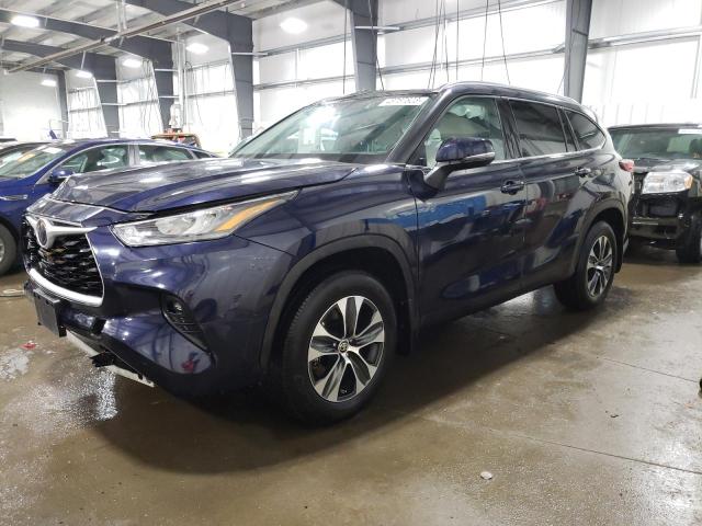 5TDHZRBHXLS521499 - 2020 TOYOTA HIGHLANDER XLE Mavi foto 1