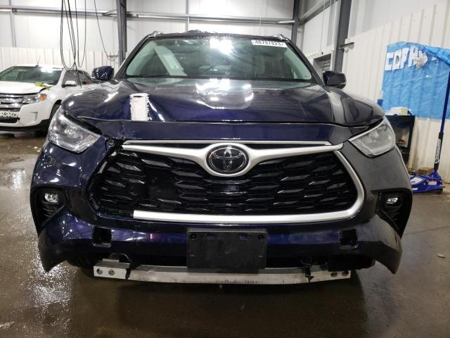5TDHZRBHXLS521499 - 2020 TOYOTA HIGHLANDER XLE Mavi foto 5