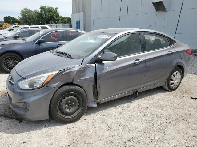 KMHCT4AE6GU973534 - 2016 HYUNDAI ACCENT SE GRAY photo 1