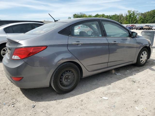 KMHCT4AE6GU973534 - 2016 HYUNDAI ACCENT SE GRAY photo 3