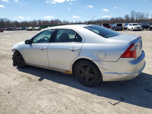 3FAHP0HA8BR159739 - 2011 FORD FUSION SE SILVER photo 2