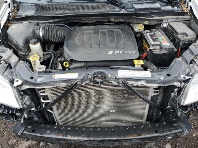 2C4RC1BG7CR282579 - 2012 CHRYSLER TOWN & COU TOURING ვერცხლისფერი ფოტო 12