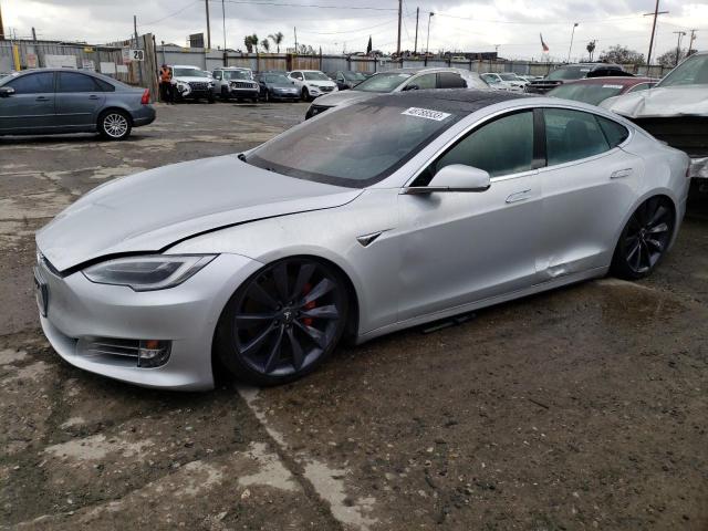 5YJSA1E45HF200781 - 2017 TESLA MODEL S Արծաթագույն լուսանկար 1
