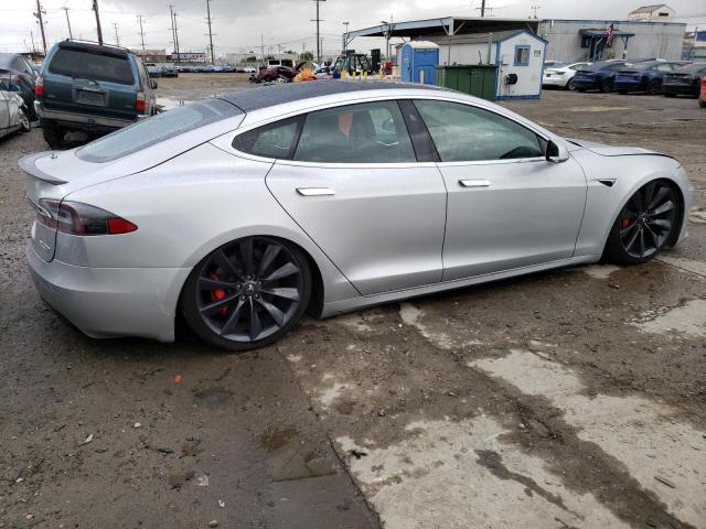 5YJSA1E45HF200781 - 2017 TESLA MODEL S Արծաթագույն լուսանկար 3