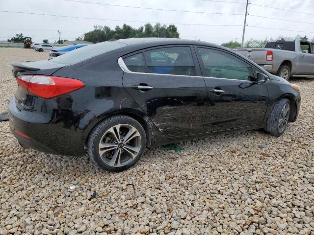 KNAFX4A87F5361042 - 2015 KIA FORTE EX BLACK photo 3