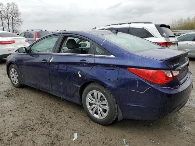 5NPEB4AC1BH242849 - 2011 HYUNDAI SONATA GLS BLUE photo 2