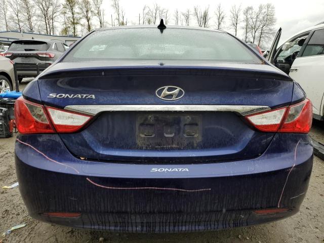 5NPEB4AC1BH242849 - 2011 HYUNDAI SONATA GLS BLUE photo 6