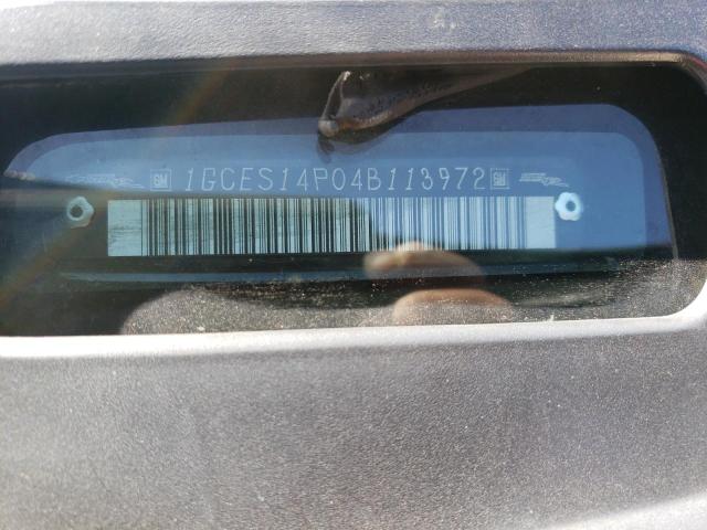 1GCES14P04B113972 - 2004 CHEVROLET SSR 黑色 照片 12