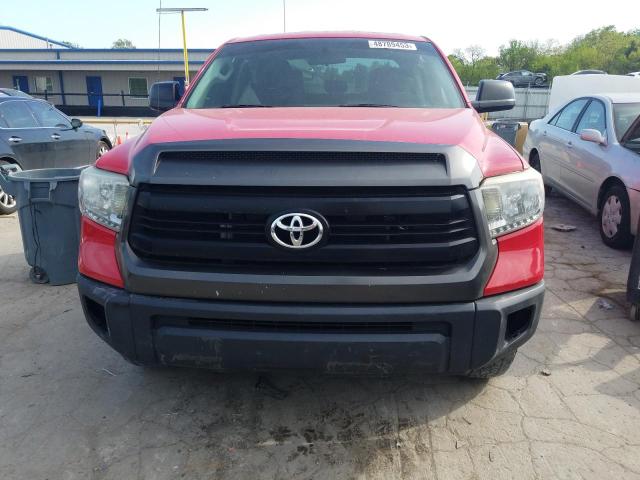 5TFRM5F18EX070336 - 2014 TOYOTA TUNDRA DOUBLE CAB SR/SR5 RED photo 5