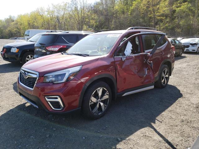 JF2SKAXC5MH521944 - 2021 SUBARU FORESTER TOURING RED photo 1