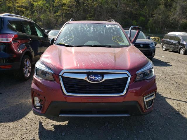 JF2SKAXC5MH521944 - 2021 SUBARU FORESTER TOURING RED photo 5