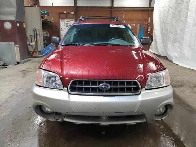 4S4BT62C037113481 - 2003 SUBARU BAJA SPORT BURGUNDY photo 5