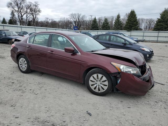 1HGCP2F39BA150094 - 2011 HONDA ACCORD LX MAROON photo 4