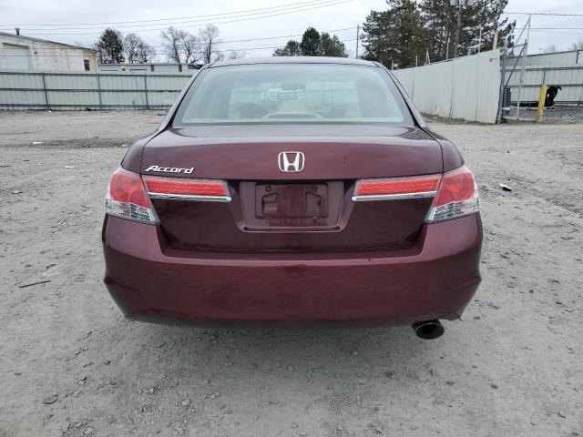 1HGCP2F39BA150094 - 2011 HONDA ACCORD LX MAROON photo 6