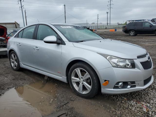 1G1PE5SB4E7111024 - 2014 CHEVROLET CRUZE LT SILVER photo 4