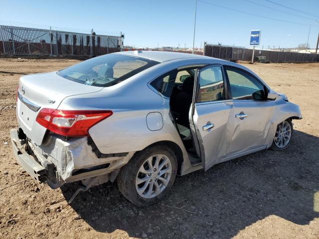 3N1AB7AP5KY304245 - 2019 NISSAN SENTRA S SILVER photo 3